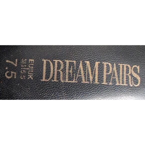 Y2K Chunky Peep Toe Platform Heels Women 7.5 Faux Leather Party Night Out Club - Picture 7 of 7